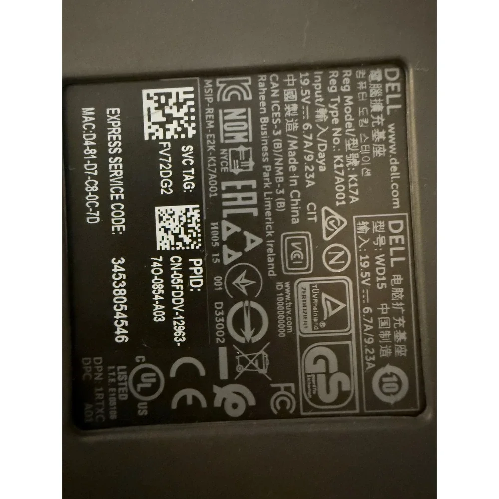 Dell genuine usb